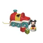 Clementoni - Le Train des Formes de Mickey, Trieur de Formes à Tirez avec Cheminée et Porte qui S'Ouvre, Jouet Éducatif pour Enfant