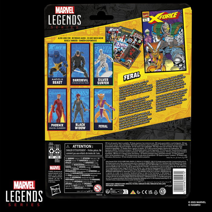 Hasbro Marvel Legends Feral X-Force 15cm