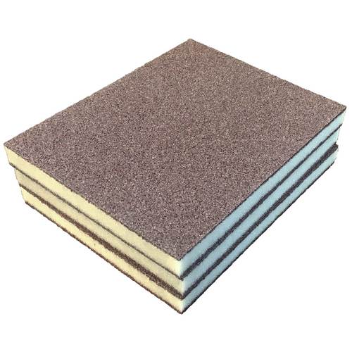 Burcasa Lot de 3 Disques Abrasifs 125x100x12 Grain 100 Fino Burcasa Lot de 3 Disques Abrasifs 125x100x12 Grain 100 Fino