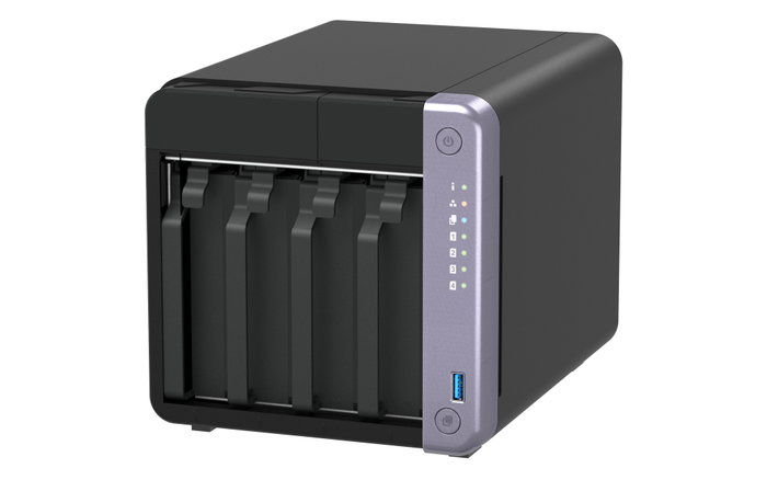 Qnap TS-432X-4G Serveur NAS 4 baies, processeur Alpine AL524 2.0 GHz, 4 Go DDR4 Qnap TS-432X-4G Serveur NAS 4 baies, processeur Alpine AL524 2.0 GHz, 4 Go DDR4