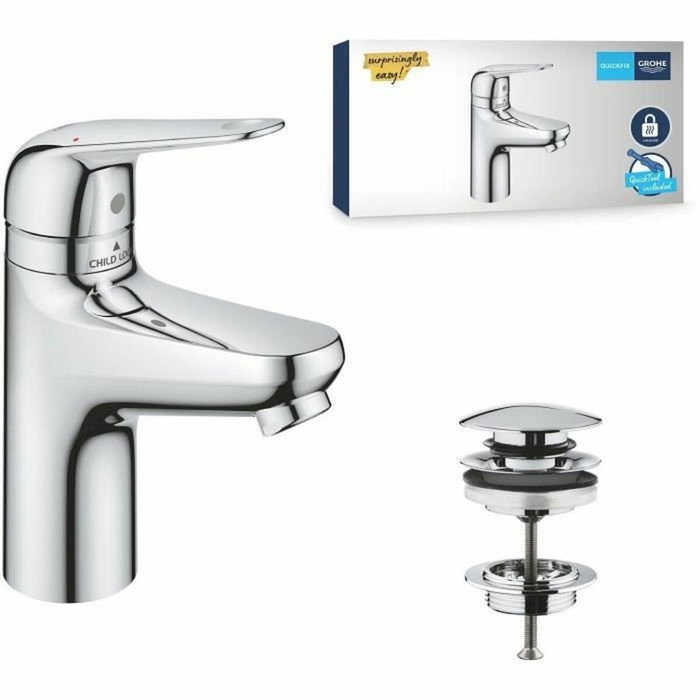Grohe Mitigeur monocommande Swift Taille S avec sécurité enfant Grohe Mitigeur monocommande Swift Taille S avec sécurité enfant