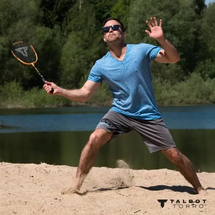 Schildkröt Set de Badminton Speed 2200 - Set Débutant avec 2 Raquettes en Aluminium Léger et 3 Volants - Pour Jeu en Extérieur