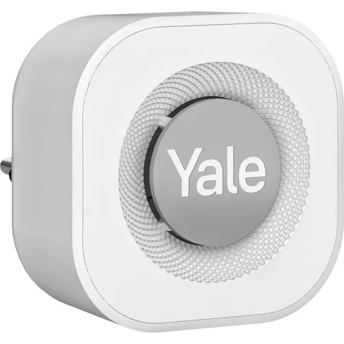 Yale - Carillon pour sonnette vidéo intelligente - 7 sons distincts - Alimentation sans fil et volume réglable - Compatible avec plusieurs carillons