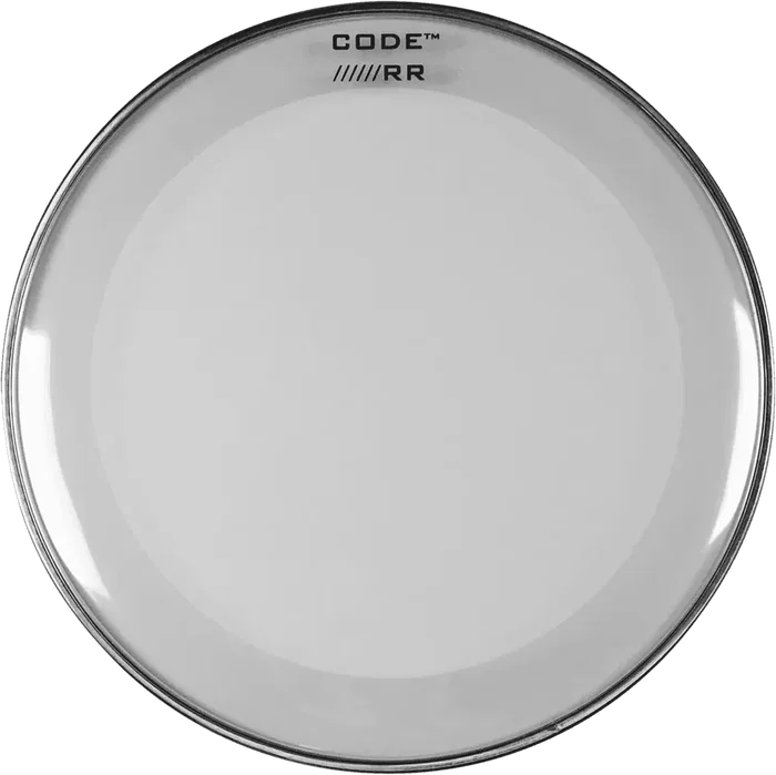 Code Parche Tom Reso Ring 14" Transparent 1 Couche 7,5 mil Aro Aluminium Contrôle Sustain
