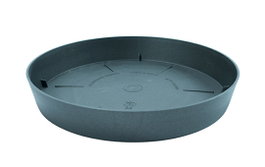 Plastiken Plateau pour bol et pot Tes et Doric Ø320mm Gris anthracite