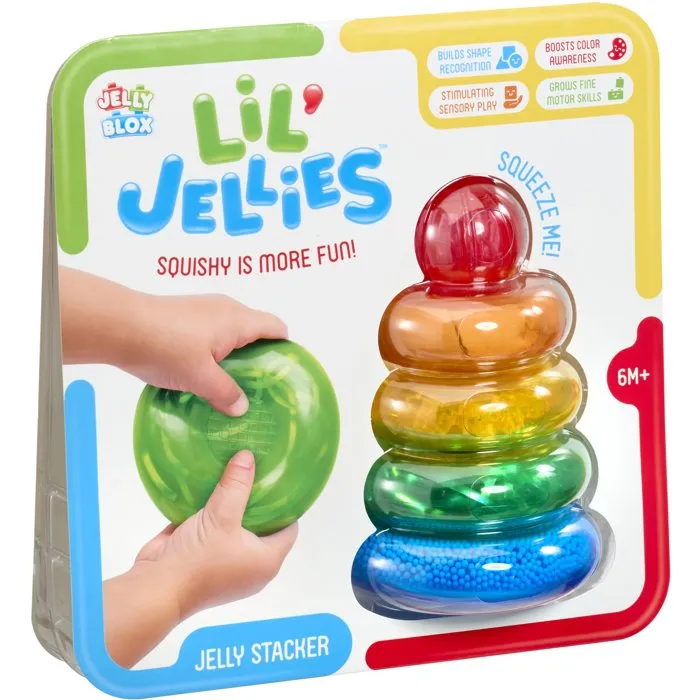 Goliath Lil' Jellies Jelly Stacker - 4 blocs sensoriels Goliath Lil' Jellies Jelly Stacker - 4 blocs sensoriels