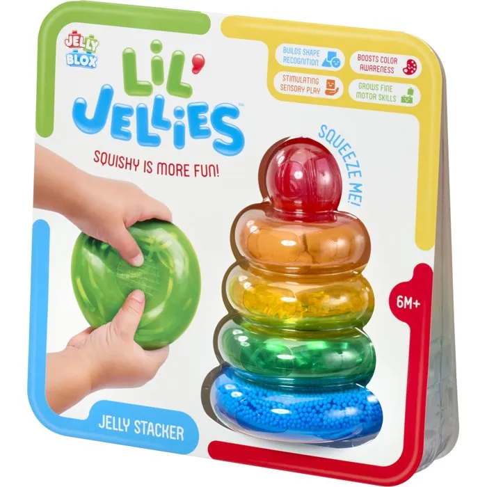 Goliath Lil' Jellies Jelly Stacker - 4 blocs sensoriels Goliath Lil' Jellies Jelly Stacker - 4 blocs sensoriels