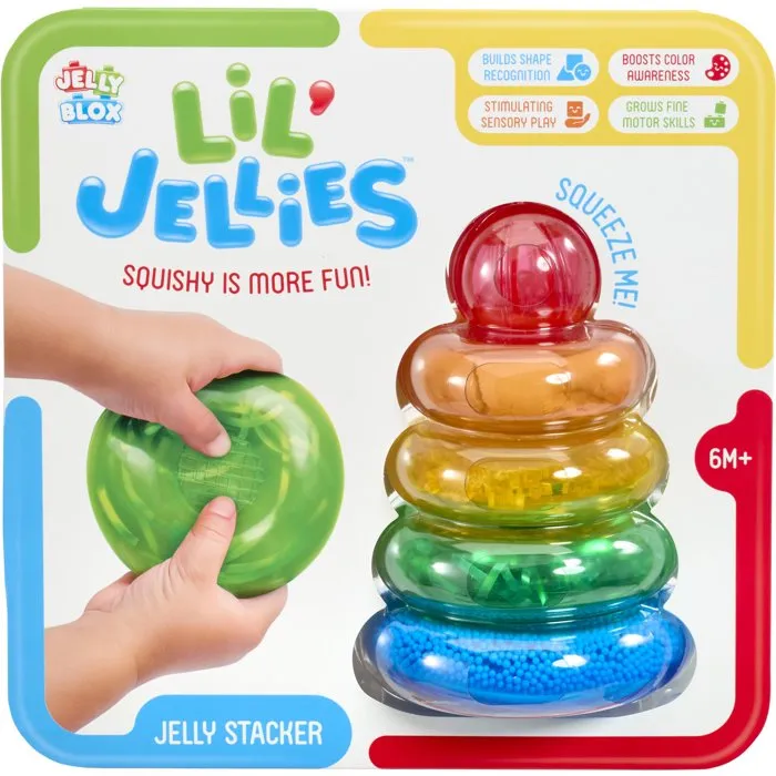 Goliath Lil' Jellies Jelly Stacker - 4 blocs sensoriels Goliath Lil' Jellies Jelly Stacker - 4 blocs sensoriels