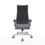 Piqueras y Crespo Chaise de Bureau Albacete Gris et Noir