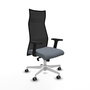 Piqueras y Crespo Chaise de Bureau Albacete Gris et Noir