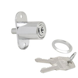 WOLFPACK LINEA PROFESIONAL Serrure porte coulissante à poussoir 347/27 mm chromé
