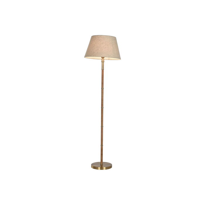 Lampadaire Home ESPRIT Beige Doré Naturel 50 W 220 V 42 x 42 x 154 cm