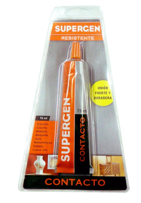 Supergen Colle de contact jaune 75 ml Supergen Colle de contact jaune 75 ml
