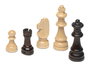 Cayro Jeu d'échecs en bois avec figurines sous blister - Multilingue (français, anglais, allemand, italien, espagnol, portugais)