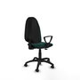 PIQUERAS Y CRESPO Chaise de bureau Algarra, similicuir vert bouteille