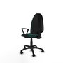 PIQUERAS Y CRESPO Chaise de bureau Algarra, similicuir vert bouteille