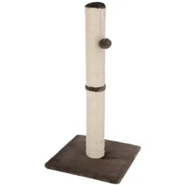 Kerbl Poteau Griffoir pour Chat avec Corde en Sisal et Balle de Jeu - 78 cm Gris - Stable et Robuste - Protège Meubles et Tapis