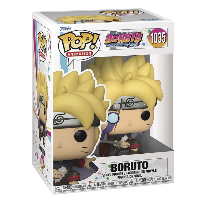 Funko Pop! Figurine Naruto Boruto en Vinyle 9 cm, Brillante dans le Noir - Modèle 46057/1035 - Multilingue (Anglais, Français)