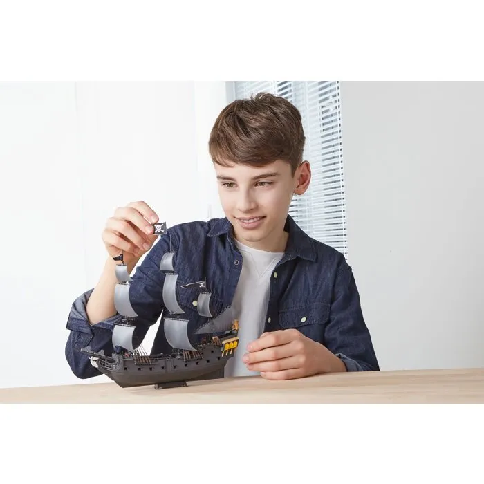 Revell - Maquette à construire Click System Black Pearl Pirates des Caraïbes - Sans colle - Pièces pré-peintes