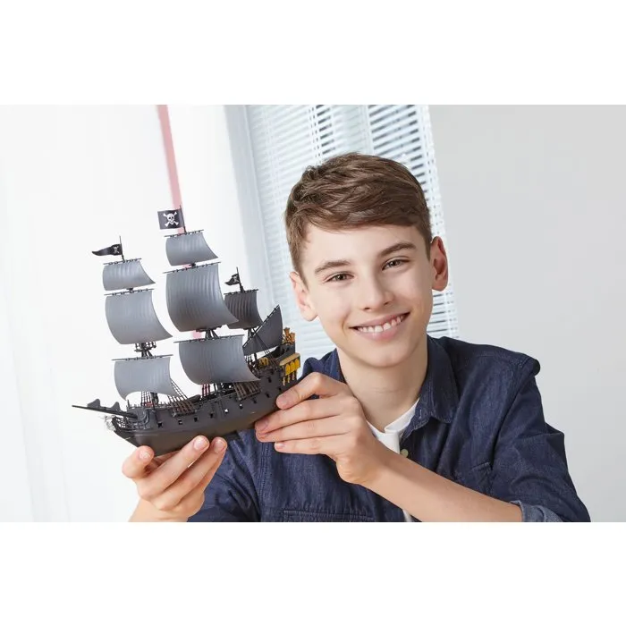 Revell - Maquette à construire Click System Black Pearl Pirates des Caraïbes - Sans colle - Pièces pré-peintes