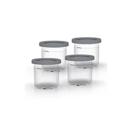 Ninja Lot de 4 pots avec couvercle pour CREAMi NC302 (473 ml)