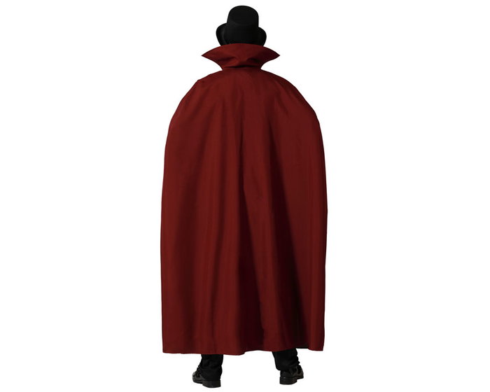 atosa Déguisement Vampire Bordeaux avec Cape, Gilet et Pantalon pour Adulte