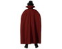 atosa Déguisement Vampire Bordeaux avec Cape, Gilet et Pantalon pour Adulte