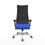 Piqueras y Crespo Fauteuil de Bureau Albacete Bleu et Noir