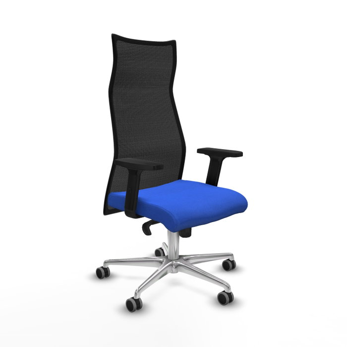Piqueras y Crespo Fauteuil de Bureau Albacete Bleu et Noir Piqueras y Crespo Fauteuil de Bureau Albacete Bleu et Noir