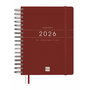 Agenda Finocam Bordeaux quarto 15,5 x 21,7 cm