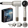 Cecotec DryGlam Waves Champagne Sèche-cheveux 1600 W avec Technologie Plasma et Têtes Coanda 4 en 1