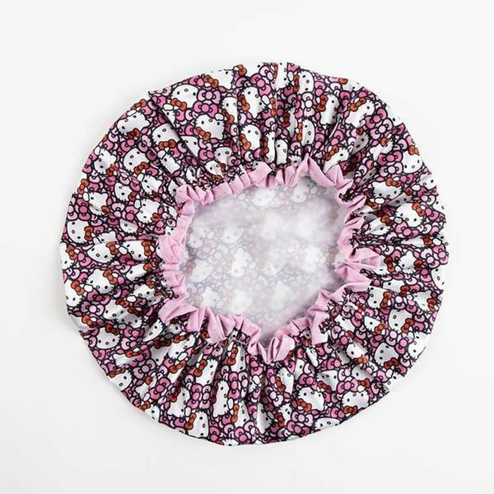 Bonnet de Douche Hello Kitty Rose