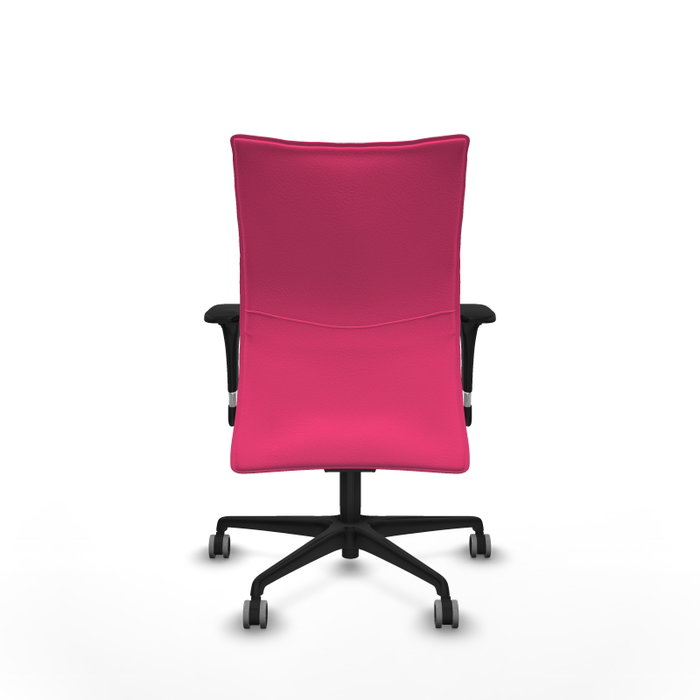 Piqueras Y Crespo Silla Albacete Confidente Rosa avec mécanisme Sincro et bras 1D