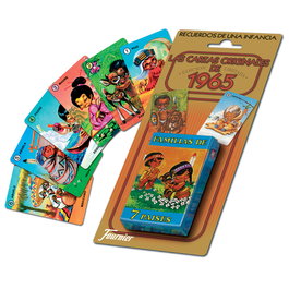 Fournier - Jeu de cartes pour enfants Familias 7 Países, 42 cartes, version espagnole