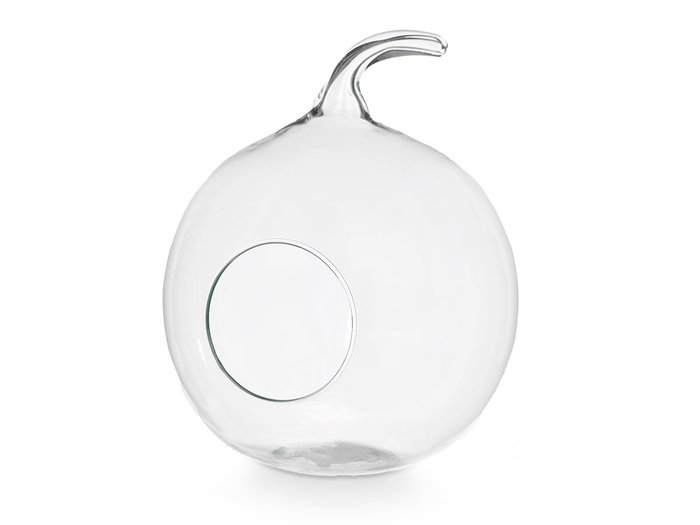 GIFTDECOR Pomme en Cristal avec Trou 24cm Transparente GIFTDECOR Pomme en Cristal avec Trou 24cm Transparente