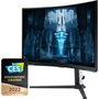 Samsung LS32BG850NP Ecran Gaming Odyssey G8 32 Pouces Noir - Ecran plat 4K UHD, 240 Hz, 1ms, HDMI, DisplayPort, HDR 600, AMD FreeSync Premium Pro