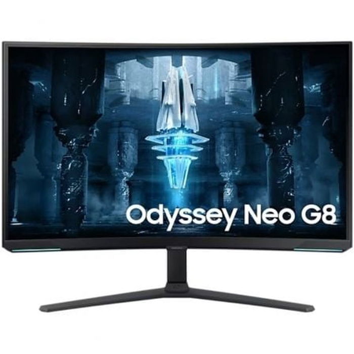 Samsung LS32BG850NP Ecran Gaming Odyssey G8 32 Pouces Noir - Ecran plat 4K UHD, 240 Hz, 1ms, HDMI, DisplayPort, HDR 600, AMD FreeSync Premium Pro