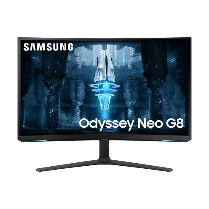 Samsung LS32BG850NP Ecran Gaming Odyssey G8 32 Pouces Noir - Ecran plat 4K UHD, 240 Hz, 1ms, HDMI, DisplayPort, HDR 600, AMD FreeSync Premium Pro