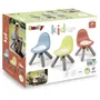 Smoby Chaise d'enfant Terra Cotta, 18 mois et plus, Pieds soufflés en plastique, Anti-UV, Pour intérieur et extérieur