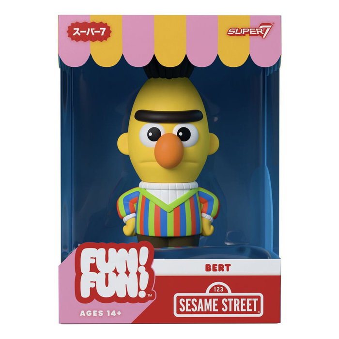 Super7 figurine 1, Rue Sésame Bert Soft Vinyl FUN! FUN! Wave 02 Super7 figurine 1, Rue Sésame Bert Soft Vinyl FUN! FUN! Wave 02