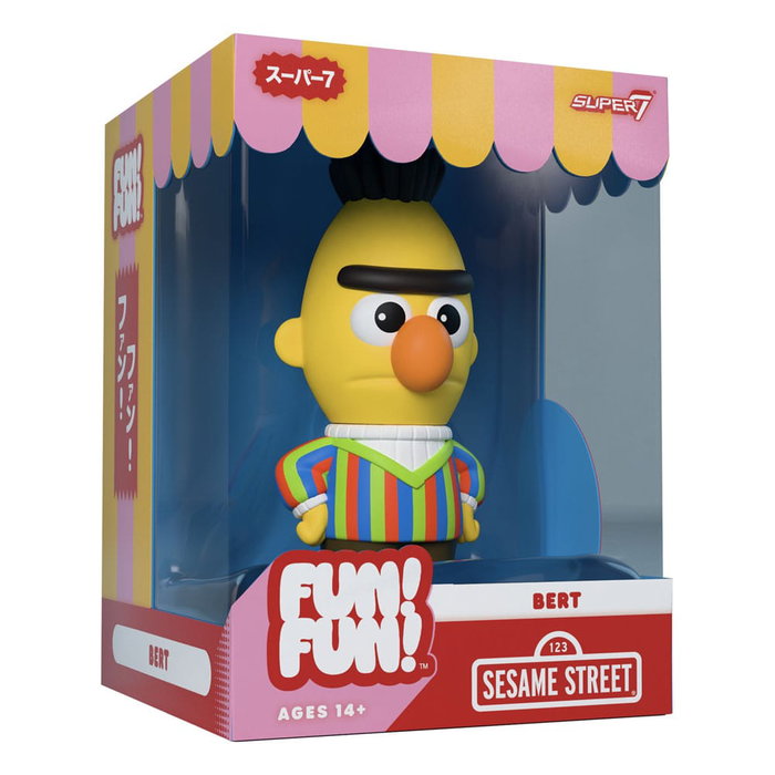 Super7 figurine 1, Rue Sésame Bert Soft Vinyl FUN! FUN! Wave 02 Super7 figurine 1, Rue Sésame Bert Soft Vinyl FUN! FUN! Wave 02