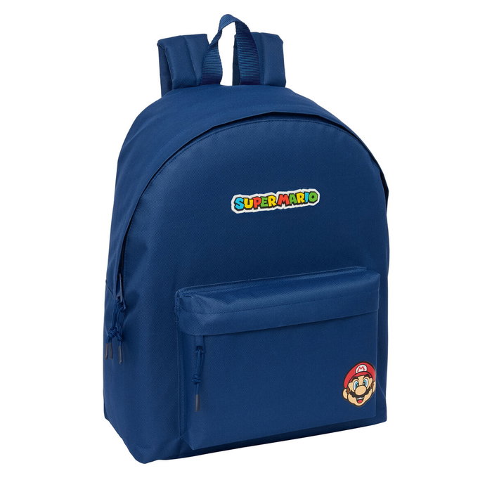 Cartable Super Mario Mamma mia Rouge Blue marine 33 x 42 x 15 cm Cartable Super Mario Mamma mia Rouge Blue marine 33 x 42 x 15 cm