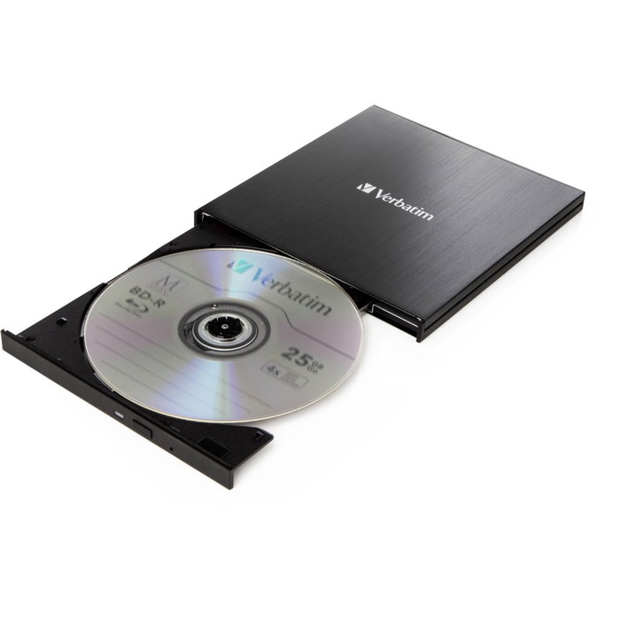 Verbatim Slimline Blu-ray Writer USB 3.1 GEN 1 USB-C