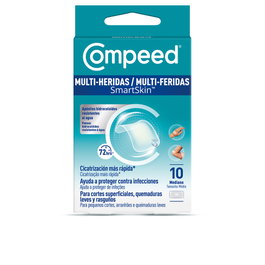 Compeed Pansements hydrocolloïdes imperméables SMARTSKIN MULTI-WOUND Taille Moyenne, 10 unités