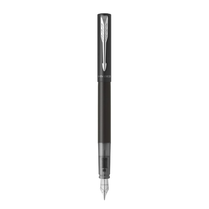 Parker Vector XL Metallic Black Stylo Plume M, Encre Bleue