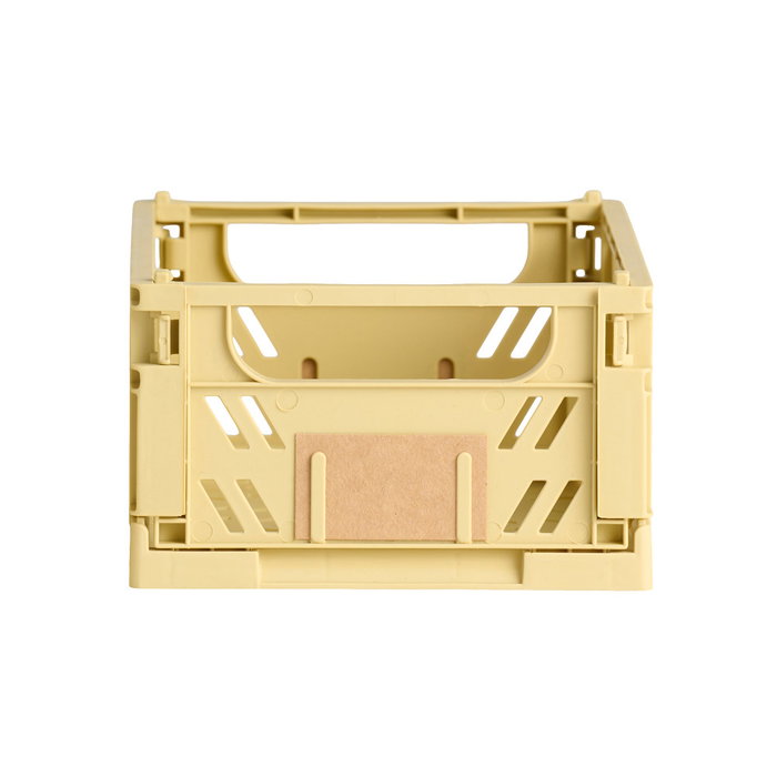 Day Lot de 2 boîtes de rangement pliables jaune sable