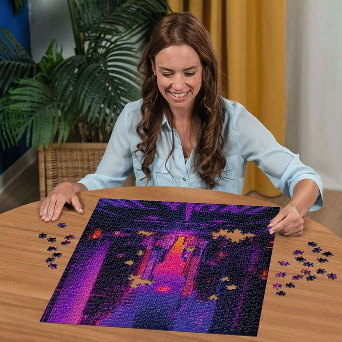Ravensburger Puzzle 1000 pièces : Les néons de New York