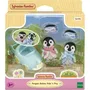 Sylvanian Families - Poupées jumeaux Pingouin avec voiture et lunettes articulées - Figurines articulées pour enfants dès 3 ans
