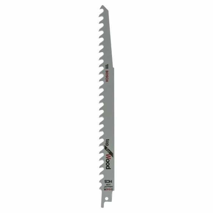 Bosch Set de 2 lames de scie sabre S 1542 K HCS pour bois Bosch Set de 2 lames de scie sabre S 1542 K HCS pour bois