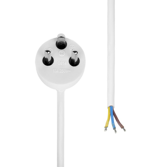 MicroConnect Câble d'alimentation Type K EDB Extrémité ouverte 7m Blanc MicroConnect Câble d'alimentation Type K EDB Extrémité ouverte 7m Blanc